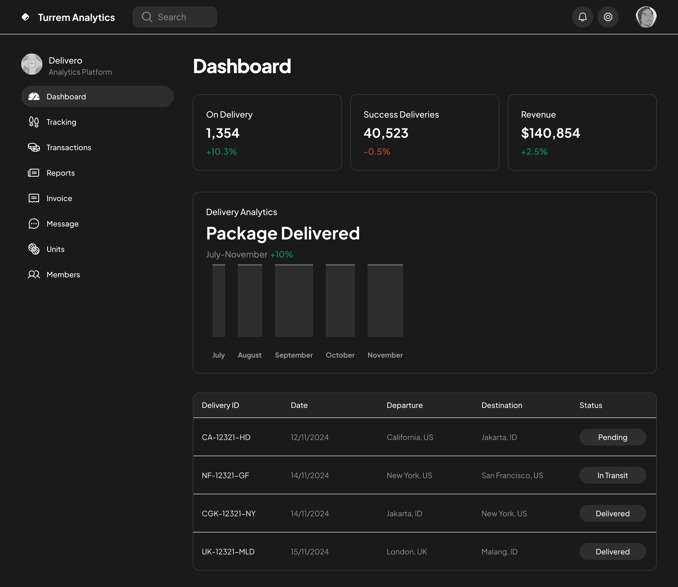 Turrem Actionable Analysis Interface